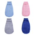 thumbnail image 2 of Chien de Chat de Couleur Unie Simple Torsion Grue Rétro Pull Col Haut, 2 of 6