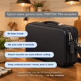 XXL Legal-Size Fire & Water-Resistant Document Box with TSA Lock, Black ...