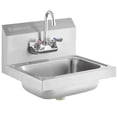 thumbnail image 1 of Sagetra Lavabo Mural Simple 20 Gauge Acier Inoxydable, 1 of 1