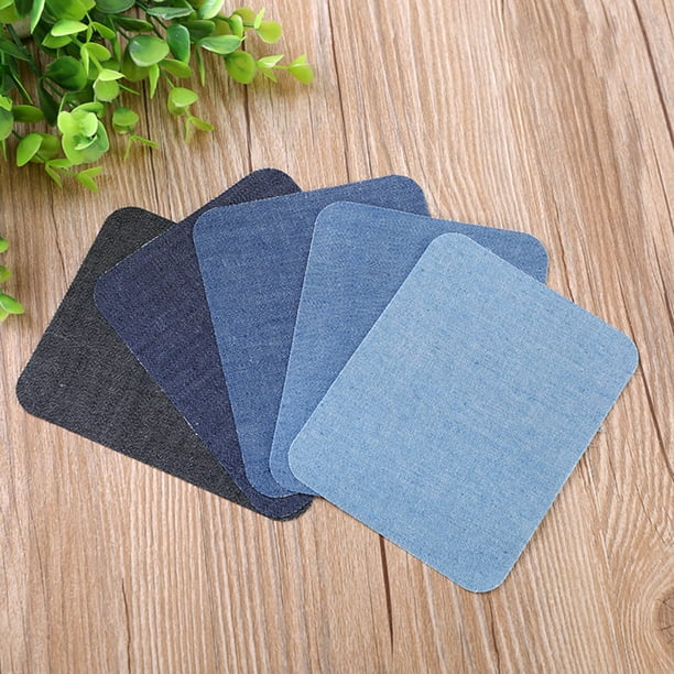 FOMIYES 20Ud Parches De Denim Para Ropa Con 5 Colores Surtidos Para Reparar Y Decorar Prendas