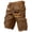Brown01, variant on 250 Anniversary Usa Tactical Shorts for Men Stretch Ripstop Waterproof Cargo Shorts with Pockets Hiking Big and Tall Work Short Pantalones Mint Green M