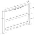 thumbnail image 2 of South Shore SoHo Full/Queen Headboard (54"/60"), Red, 2 of 6