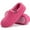 Hot Pink, variant on RockDove Women's Teddy Fleece Closed Back Indoor Slipper