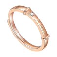 thumbnail image 2 of Faithtur Couples Letters Ring Gold-Plated Adjustable Jewelry Accessories, 2 of 8