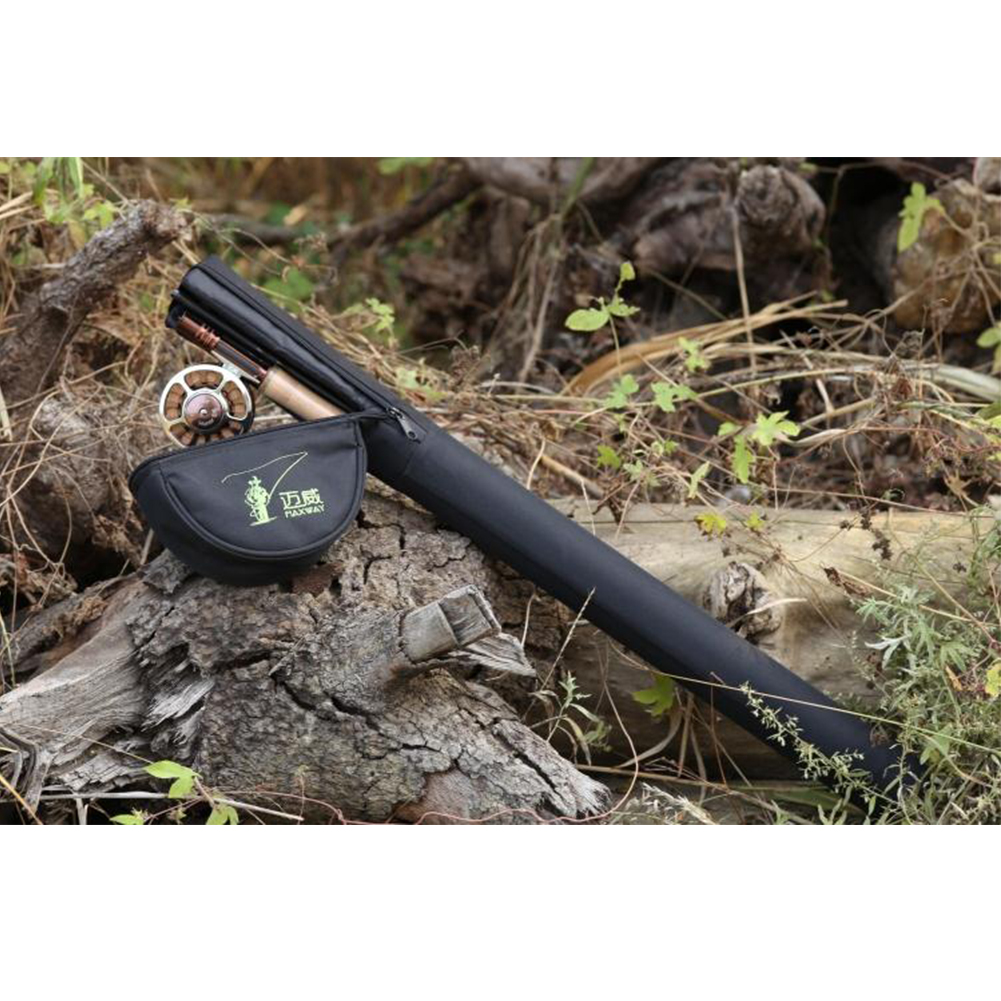 MAXWAY Fly Fishing Reel Rod Bag Hard Fly Fishing Set Fishing Gear Bag