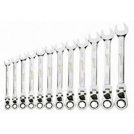 Snap-On Industrial Brands MWS-12RCF Williams Wrench Set,Flex-Head,12 pcs.