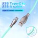thumbnail image 4 of Cable de Teclado en Espiral USB C Cable de Teclado Mecánico con Cable de Aviador de Metal Desmontable 1,5 M USB-C A USB-A D, 4 of 5