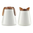thumbnail image 3 of Pet Collection Kitty Ears Motif Cat Treat Jar | 5.5 x 7" Inches Made of Bone China with Wood Lid | Decorative Pet Treat Canister for Cat Lovers, Dishwasher Safe, 3 of 5