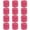 Bright Pink, variant on COUVER Unisex Sport Wristbands Cotton Terry Cloth Sweatband, Bright Pink, One Size, 12 PCS