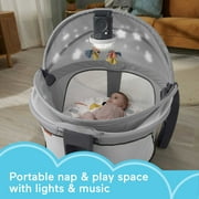 Fisher-Price Deluxe on-the-go Projection Dome Portable Bassinet and Infant Play Space, Unisex