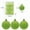 green, variant on Christmas Balls Christmas Tree Ornaments,YgkuHd 6Pcs 3.15In Christmas Tree 3.54In Bauble Hanging Home Party Ornament Decor