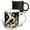 Multicolor, variant on 3drose, Wolf in Geometric Art Style, 11oz Two-tone Green Mug