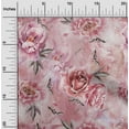 thumbnail image 2 of oneOone Cotton Poplin Twill Pink Fabric Florals Sewing Fabric By The Yard Printed Diy Clothing Sewing Supplies 56 Inch Wide, 2 of 4