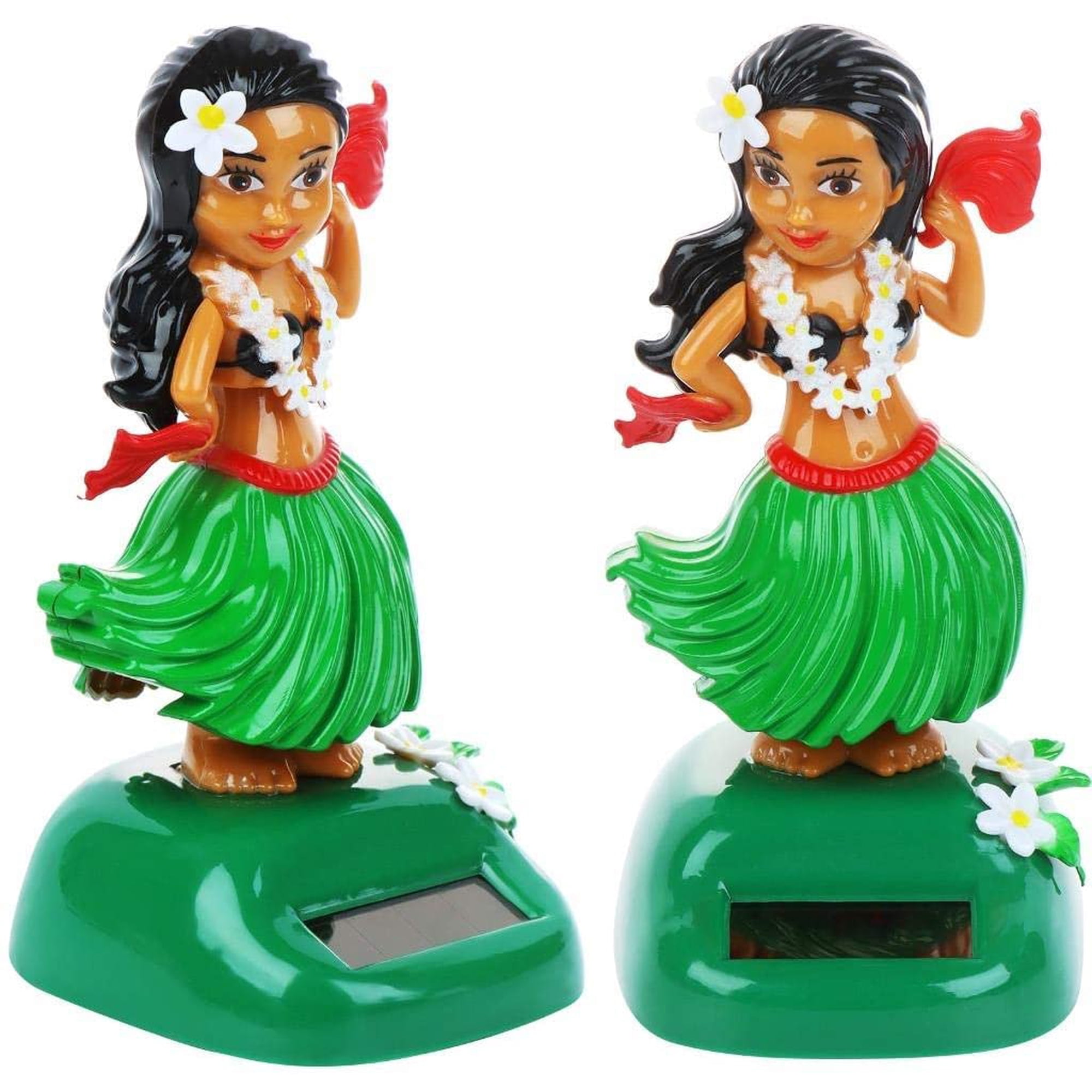 Figurine Dansante Solaire – Danseuse Hawaïenne – Pour Tableau De Bord De Voiture Ou Décoration De Bureau