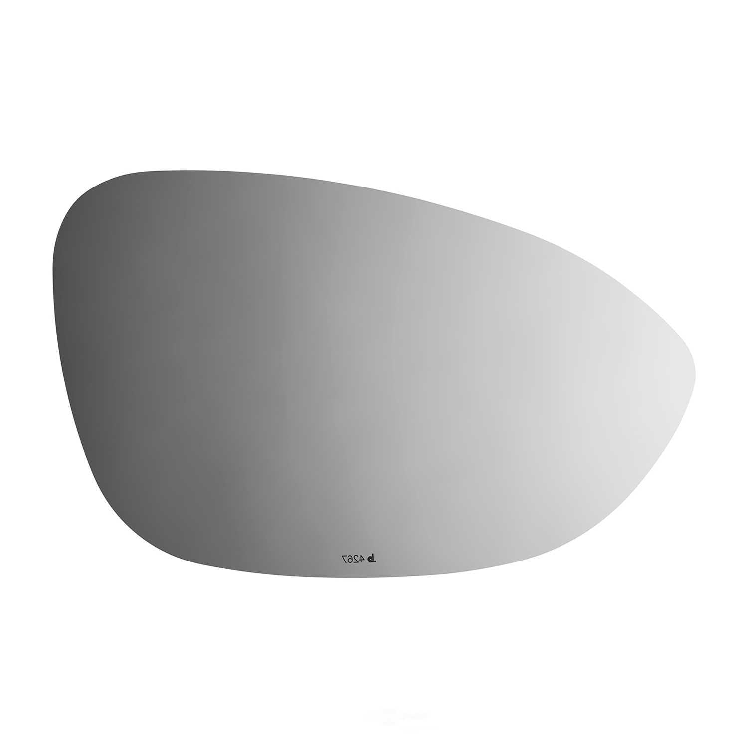 Burco Side View Mirror Replacement Glass - Clear Glass - 4267