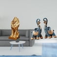 thumbnail image 2 of Figura de león,Estante con estatua de león para escritorio,oficina,decoración del hogar,Figura de elefante,Figuras de elefantes,estatuas,adornos de animales,Escultura coleccionable para, 2 of 8