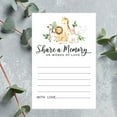 thumbnail image 3 of Koyal Wholesale Share a Memory Cards, Tropical Safari Animals Cards for Baby Shower, Guestbook Alternative, 52-Pk, 3 of 5