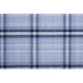 thumbnail image 3 of Feizy Crosby Transitional Plaid, Blue/White, 3'6" x 5'6" Accent Rug Easy Care Fade Resistant Stain Resistant Rustic Floor Rug for Living room Bedroom, 3 of 8