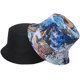 thumbnail image 3 of Sombrero de cubo unisex Gorra de pesca al aire libre de verano Sun Beach de doble cara, 11 Feliz Sencillez, 3 of 3
