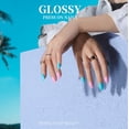 thumbnail image 3 of Press On Nails Teenitor Short Oval 24 colores, 576 unidades con pegamento, 3 of 7