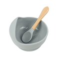 thumbnail image 1 of Special Bowl For Children To Learn To Eat Certificated Baby Silicone Bowl Dessert Feeding Plate Silicone Suction Bowl For Baby Tableware Set With Spoon…, 1 of 9