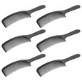 thumbnail image 6 of LABSERRON 6Pcs Professional Teasing Comb for Men and Women Hair Tools Black Plastic 8.9In, 6 of 8