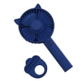 thumbnail image 1 of Billuyoard Ventilador de mano Recargable Portátil Personal Escritorio Refrigeración por aire Verano Silencioso Interior Dispositivo deportivo Soporte para Electrodomésticos Azul oscuro Billuyoard HA062832-04B, 1 of 6