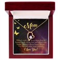 thumbnail image 1 of To Mom Always Happy Forever Necklace w Message Card, 1 of 8
