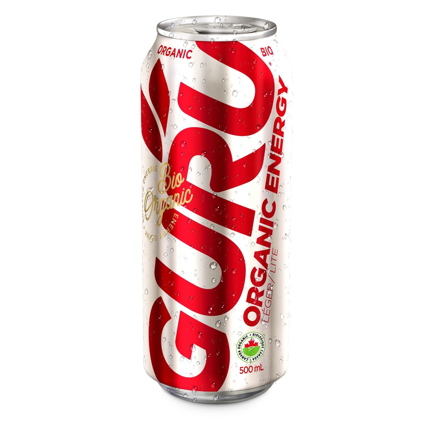 GURU Lite Low Carbs Organic Energy Drink 500mL, Can, 500mL