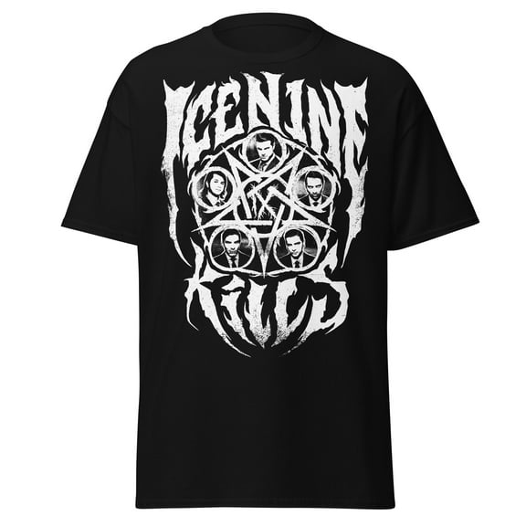 Ice Nine Kills Fictional Substance Jumbo Print Unisex T-Shirt - Black - Small