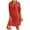 #7-Hot Pink, variant on Pntutb Womens,Fashion Women's Plus Size Solid Cotton Linen Turn Down Collar Loose Shirt Dress Clothes