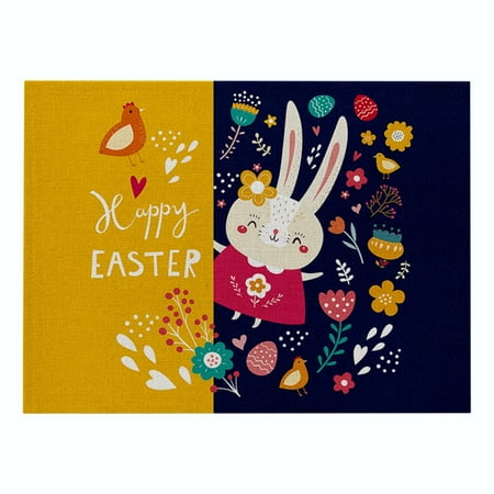 

Light Table And Mats Table And Place Mat Dining Room Table Set Oval Table Dinning Table with 6 Placement Mats Chalk Paper Table Kitchen Mats Dinning Table Set Easter Placemat Cartoon Rabbit Placemat