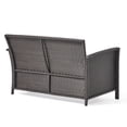 thumbnail image 6 of 4 - Piece Outdoor Sofa Set for Guests | Ideal for Entertaining in Outdoor Environments | PE Rattan, Iron and Waterproof Fabric Design | Create an Inviting Outdoor Environment, 6 of 7