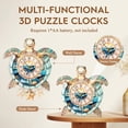 thumbnail image 3 of Reloj Rompecabezas 3D Cutywood Diseño de Tortuga Mecánico DIY, 3 of 5