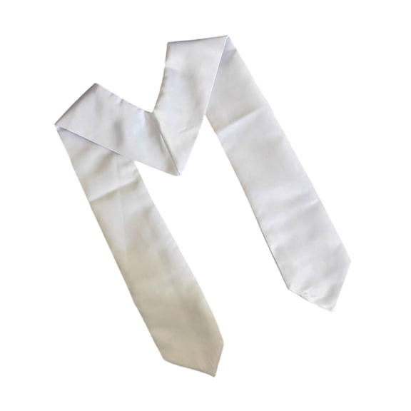 Graduation Stole Sash Commencements Graduation Party Outfit White