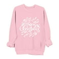 thumbnail image 2 of HOMBOM Merry Christmas Sweatshirts for Womens Lightweight Funny Pullover Long Sleeve Casual Merry Christmas Crewneck Ladies Tops, 2 of 6