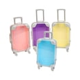 thumbnail image 5 of Mini Transparent Suitcase with Wheels,Compact Puzzle Simulation Luggage with 360°Rolling Wheels,Small Clear Trolley Case for Small Items Storage,Home Decors, 5 of 6