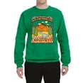 thumbnail image 2 of Wild Bobby Life Was Meant For Great Adventures Mountains Pine Trees Nature Lover Unisex Crewneck Sweatshirt, Kelly, Small, 2 of 6