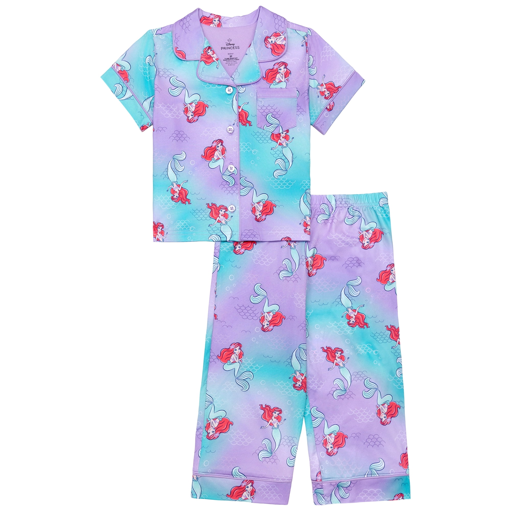 Character Toddler Girl Super Soft Pajama Coat Set, 2-Piece, Sizes 2T-5T