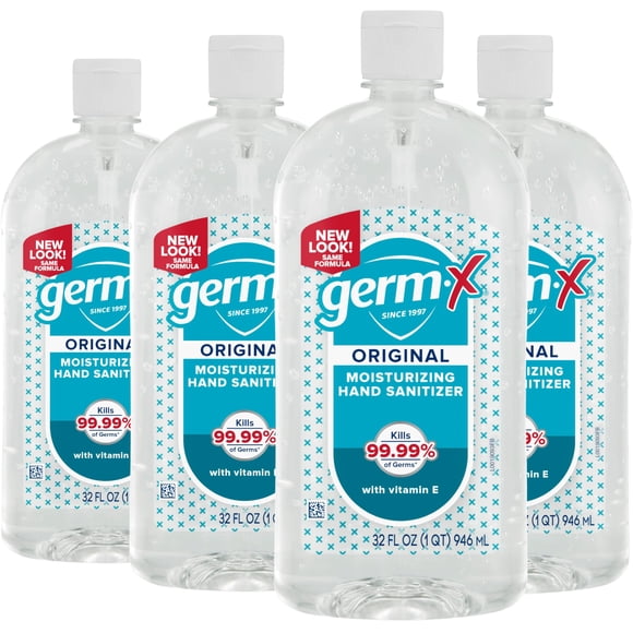 Desinfectante de manos Germ-X Original 946 ml (paquete de 4)