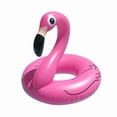 thumbnail image 1 of Rms Jumbo Inflatable Pink Flamingo Swim Ring For Beach & Pool On Summer_Perfect Gift, 1 of 5