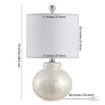 thumbnail image 5 of Safavieh Lighting Collection Ivy Nautical Ivory Seashell Round 20-inch Bedroom Living Room Home Office Desk Nightstand Table Lamp (LED Bulb Included), 5 of 5