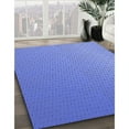 thumbnail image 3 of Ahgly Company Machine Washable Indoor Square Transitional Sky Blue Area Rugs, 8' Square, 3 of 7