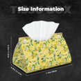 thumbnail image 6 of Goofa Lemon (2) Pattern Triangle Square Tissue Box Cover, Modern PVC Leathe Facial Paper Holder,Decorative Holder/Organizer for Bathroom Vanity Countertop, 6 of 9