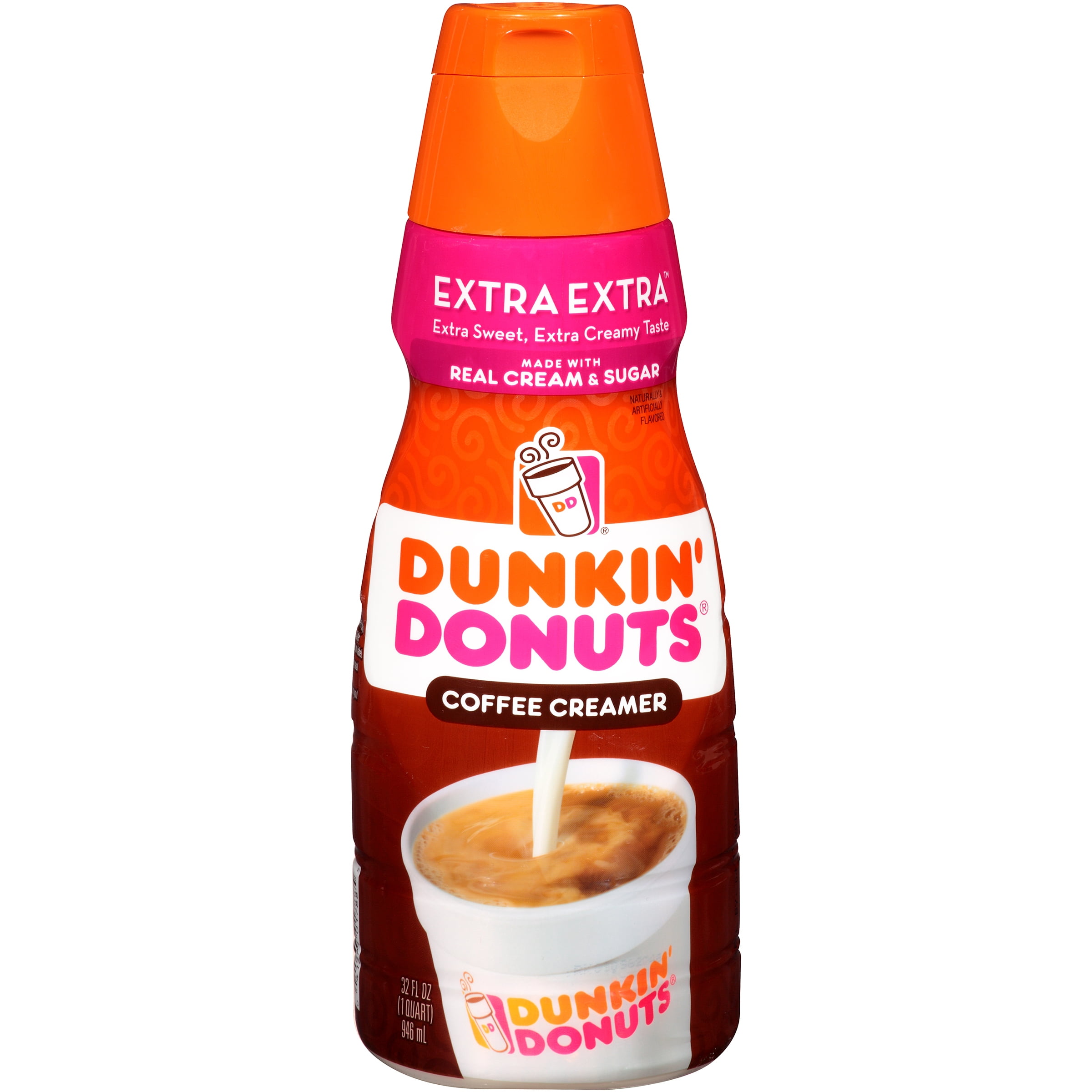 Download Dunkin Donuts, Coffee Creamer Extra Liquid Creamer, 32 Fl ...