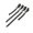 BK, variant on Lynono Silicone Retention Bands Set of 4pcs Perfect for Gear and Cable Management