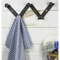 thumbnail image 3 of Cast Iron Rustic Industrial Farmhouse Railroad Nail Spikes 5 Peg Wall Hooks, 3 of 7