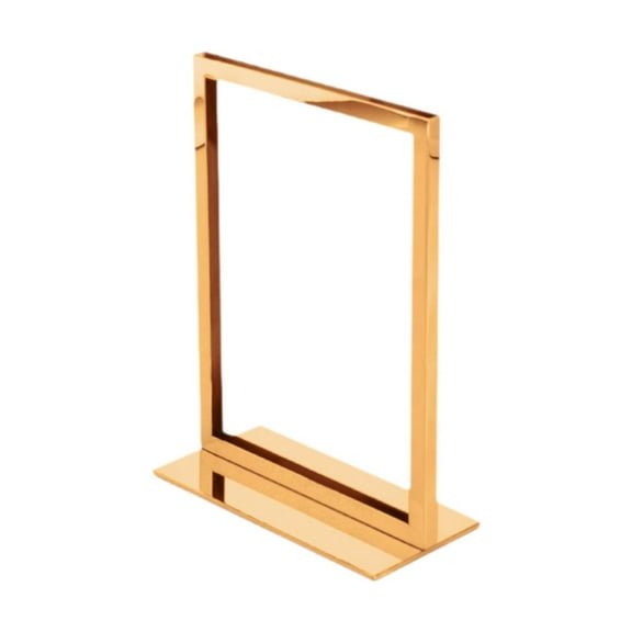 figatia Poster Board Stand Advertising Sign Holder Store Portable Heavy Duty Exhibition Frame Tabletop Standing Display Display Stand Gold