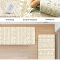 thumbnail image 6 of Kitchen Mats 2PCS,Cushioned Anti Fatigue Boho Kitchen Rugs and Mats,Non Slip Waterproof Kitchen Mats for Floor,Comfort Foam Standing Desk Mat for Home,Office,Sink,Laundry,Khaki and White, 6 of 6