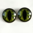 thumbnail image 4 of Green Alligator Sew-On Button Glass Eyes, 4 of 7